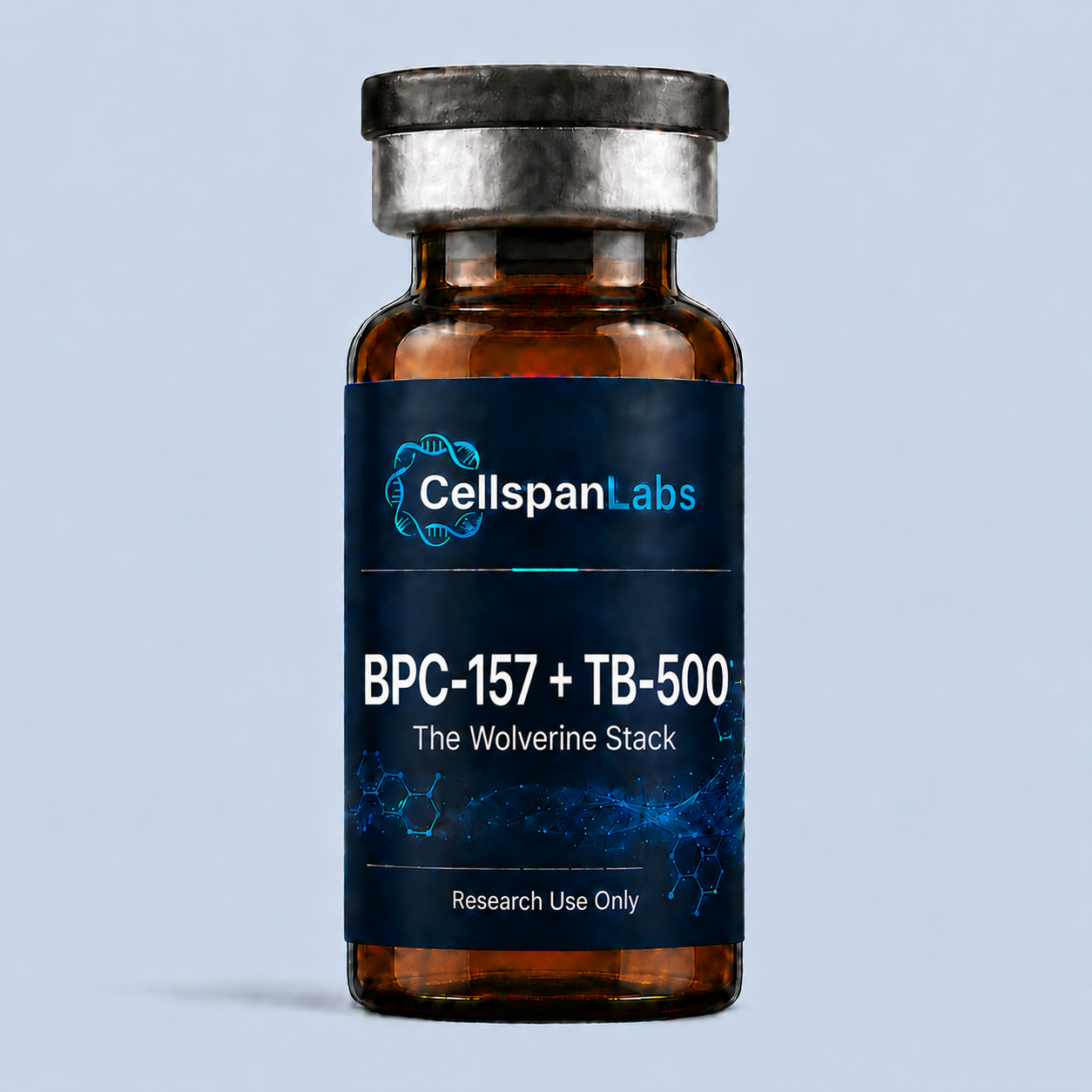The Wolverine Stack (BPC-157 + TB-500) 10 mg Vial